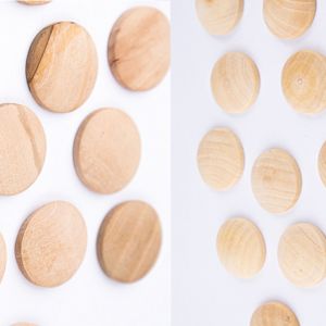 Wooden button / Different sizes