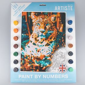 Paint By Numbers / Resting leopard 395x295 mm