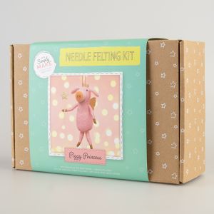 Needle Felting Kit / Piggy Princess