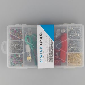 Sewing kit in Plastic Storage Case