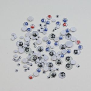 Glue On Moving eye / 3 mm black