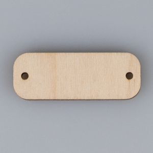 Wooden label 15x40 mm / Natural