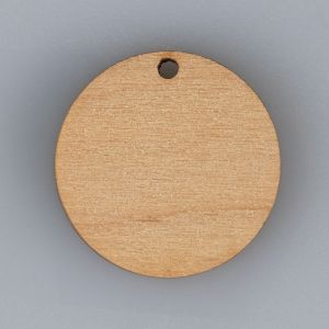 Wooden label 20 mm / Natural