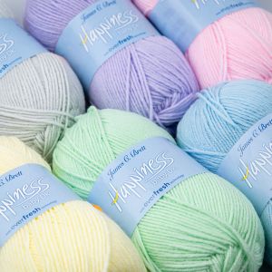 Yarn James C Brett Happiness 100 g / Different shades