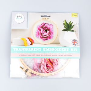 Simply Make Cross Stitch Kit / Peony