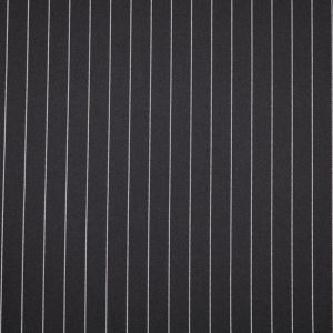 Costume fabric / Vintage pinstripes / Black