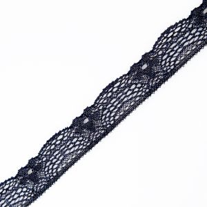 Stretch lace 27 mm / 990 Black