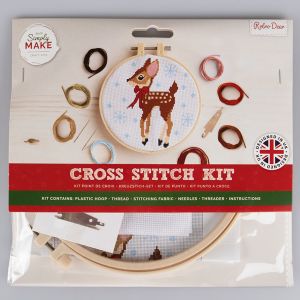 Cross Stitch Kit / Retro Deer