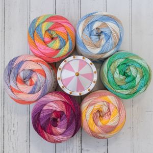 Yarn Emu Funfair Swirl DK 150 g / Different shades