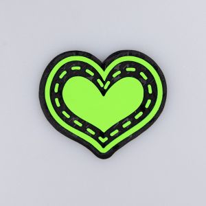 Iron-on motif PVC / Heart