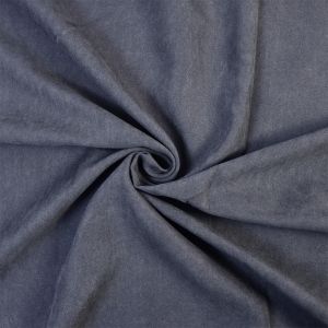 Velvety suit fabric / Navy blue