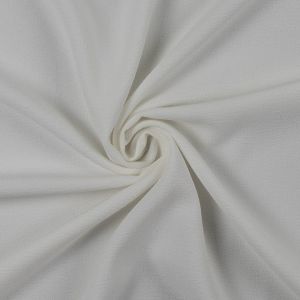 Plain faux silk / White