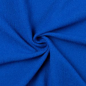 Plain faux silk / Royal blue