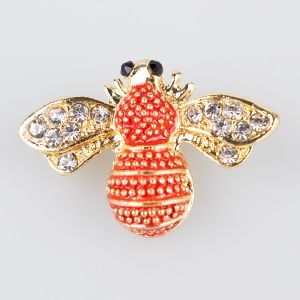 Brooch / Small insect / Red