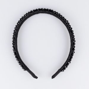 Headband / Rhinestones 21-3888 / Black