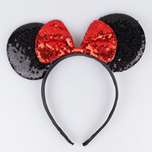 Headband with sequins / Minnie Mouse 1