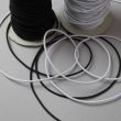 Round Elastic / Black 1 mm