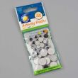 Glue on moving eyes / Round / Assorted (40 pcs)