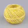 Linen craft cord 1.5 mm / Yellow-white