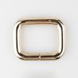 Metal ring Square 27x20x6 mm / Gold