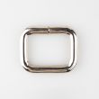 Metal ring Square 27x20x6 mm / Nickel