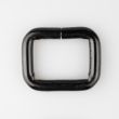 Metal ring Square 27x20x6 mm / Oxide Black