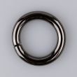 Metal ring 6/27 mm / nickel black