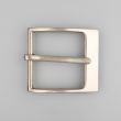 Buckle for belt 40 mm / nickel white