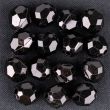 Faceted pearls 12 mm / Black 332