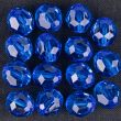 Faceted pearls 12 mm / Blue 223