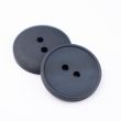 Simple button with 2-holes / 15 mm / Navy matt