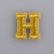 Iron-on motif /  letter H