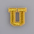 Iron-on motif /  letter U